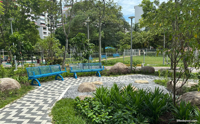 Foot reflexology path