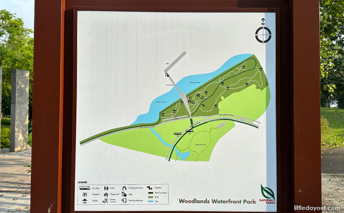 Woodlands Waterfront Map