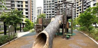 Woodleigh Hillside Playgrounds: Nature Scavenger Hunt & Rope Tower More