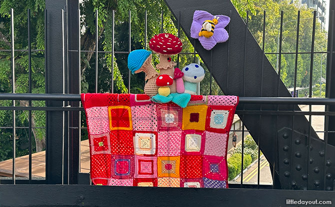 Chill, Enjoy The Little Things: Crochet Art Inspired By Patchwork Blankets At The Truss Bridge