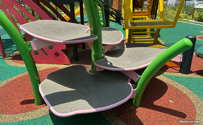 Yishun Boardwalk Playground: The Butterfly & The Bee 5 Wildflower Tower