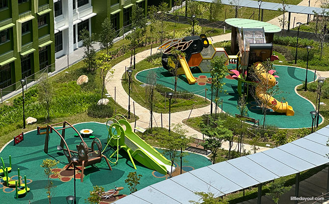 Yishun Boardwalk Playground: The Butterfly & The Bee 9 Yishun Boardwalk Playground Overview