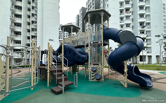 Children's play structure at Yishun Glen