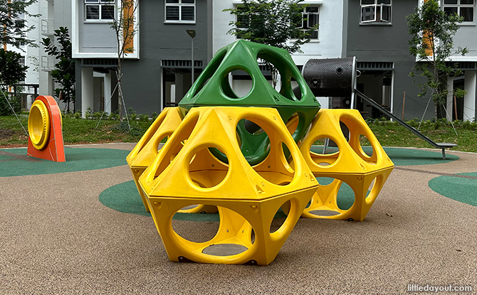 Yishun Glen Playgrounds: Three Play Areas With A Springer, Slides & See Saw