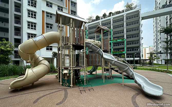 Yishun Glen playground - Nature themed
