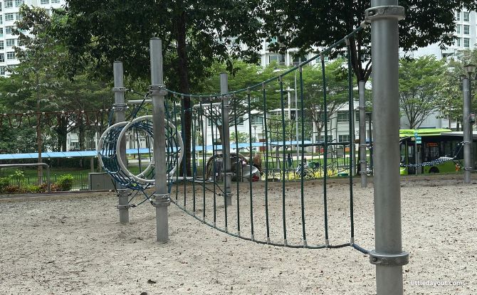 Yishun Park: Plantation Past, Playground & Dipterocarpus Arboretum 10 adventure play equipment at the Yishun Park Playground