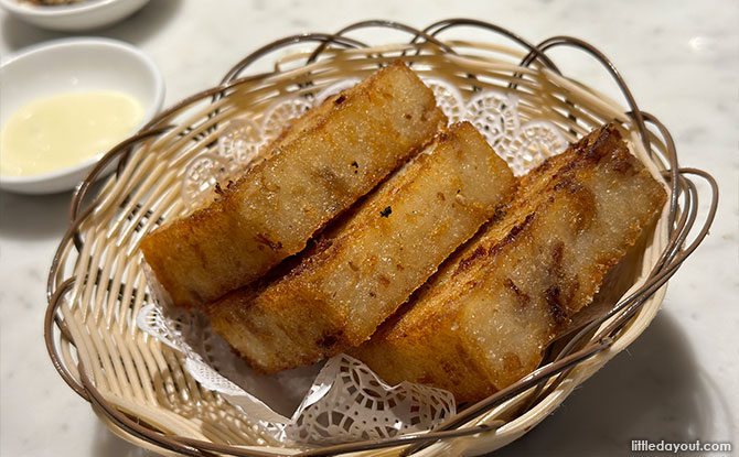 Fried carrot cake