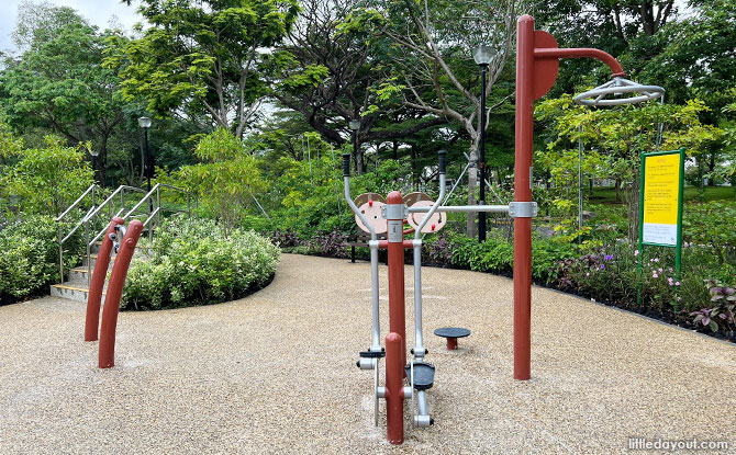 Fitness and Physiotherapy Corner at Bedok Reservoir Park